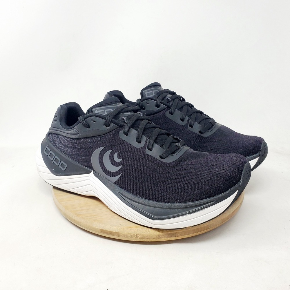 Topo Ultrafly 5 Running Shoes Womens 8 Black Lace Up Athletic Sneaker - Picture 6 of 14